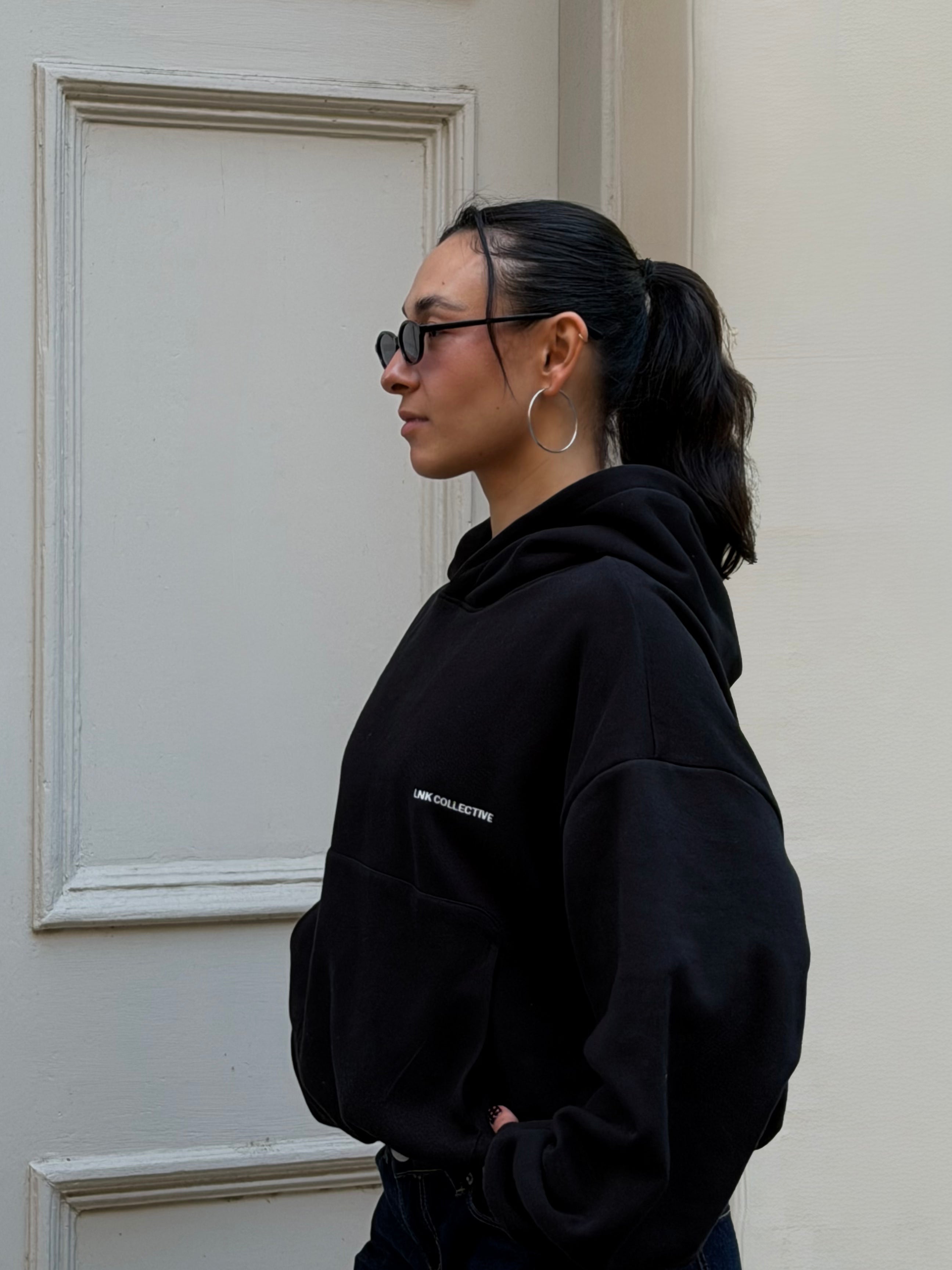 all time fav' hoodie black
